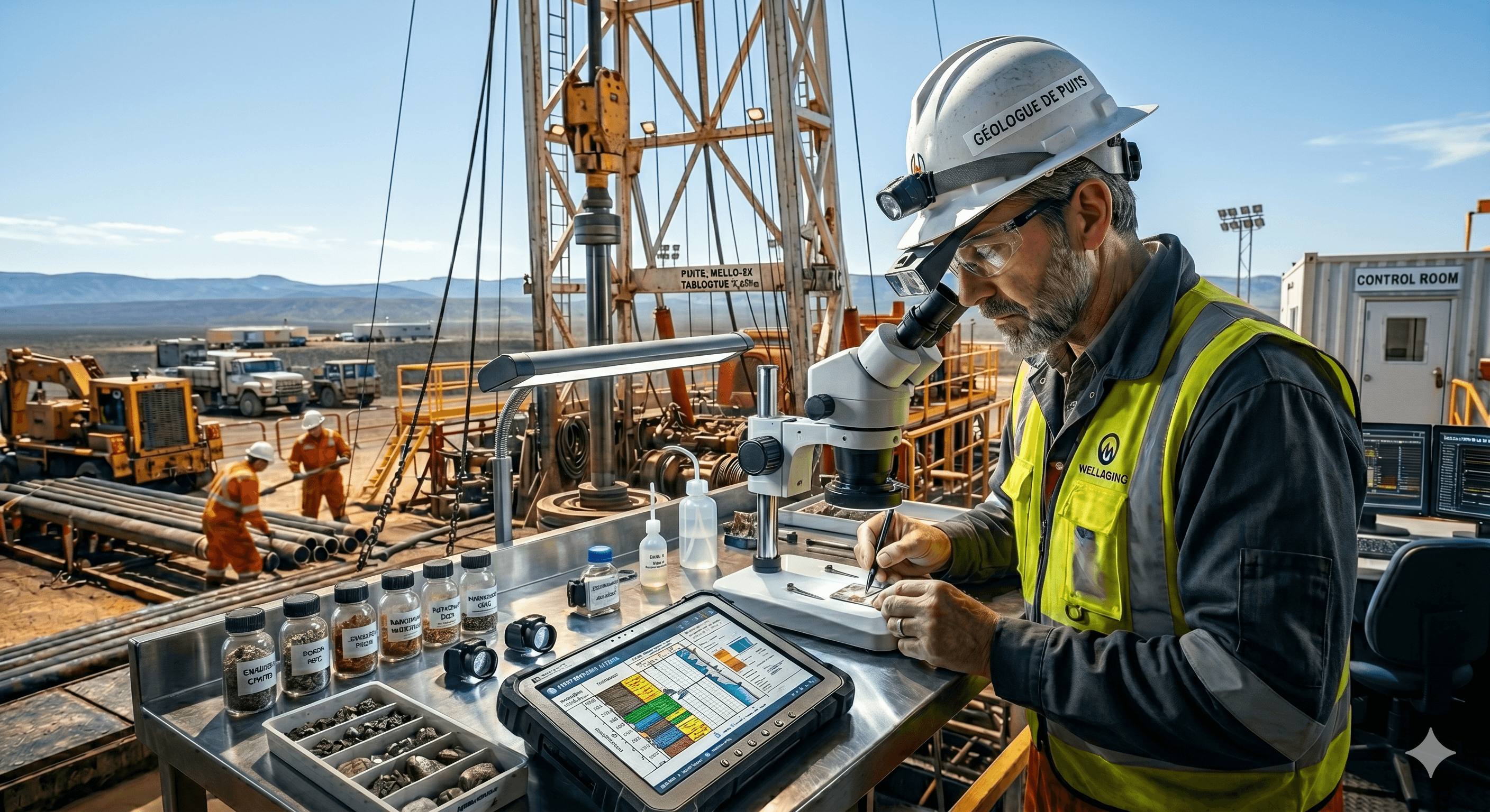 Géologue de chantier (Wellsite Geologist)