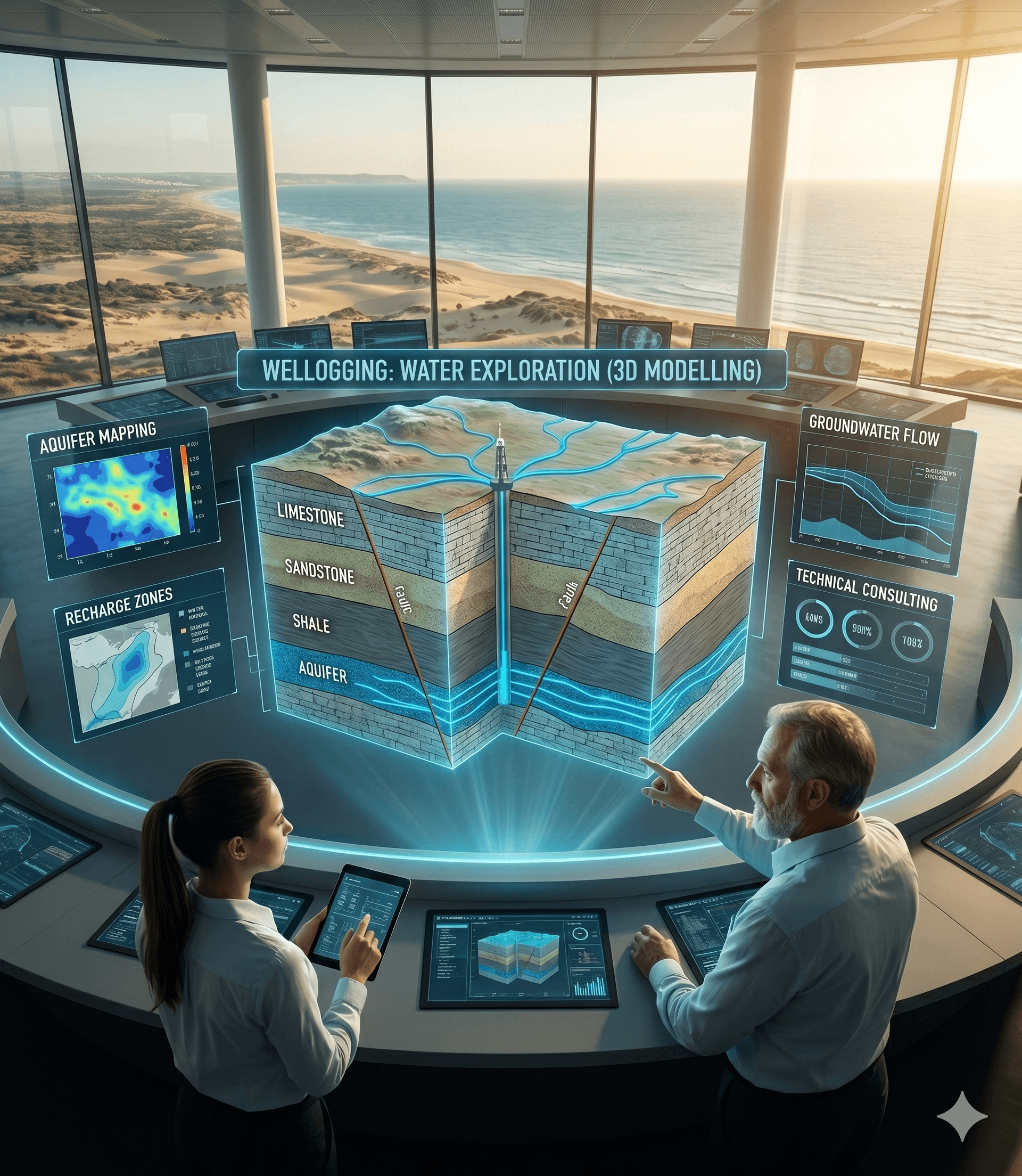 Surveillance géologique des forages