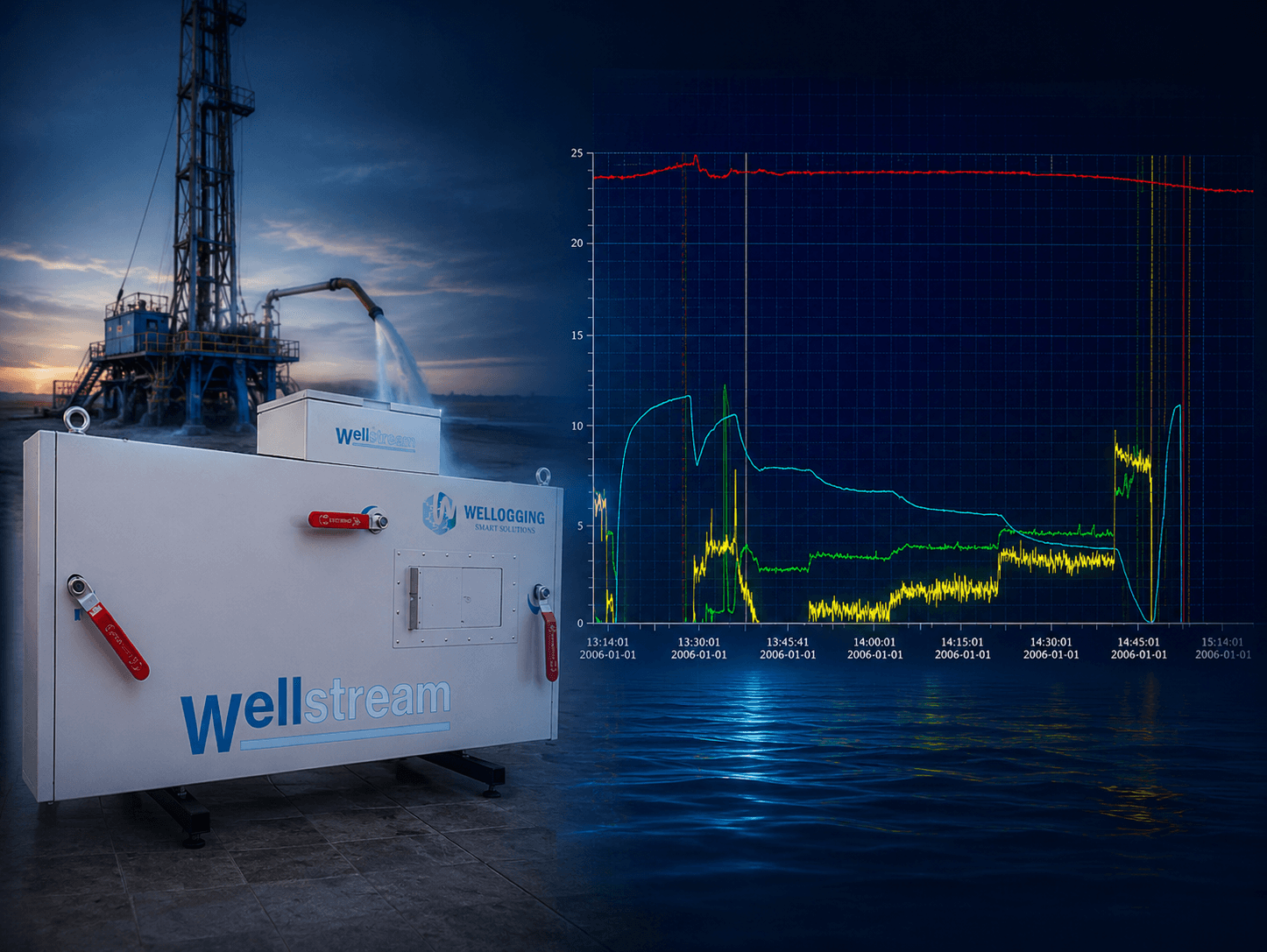 Wellstream: Technologie de pointe spécifique à Wellogging : solutions innovantes pour le développement et les essais de pompage